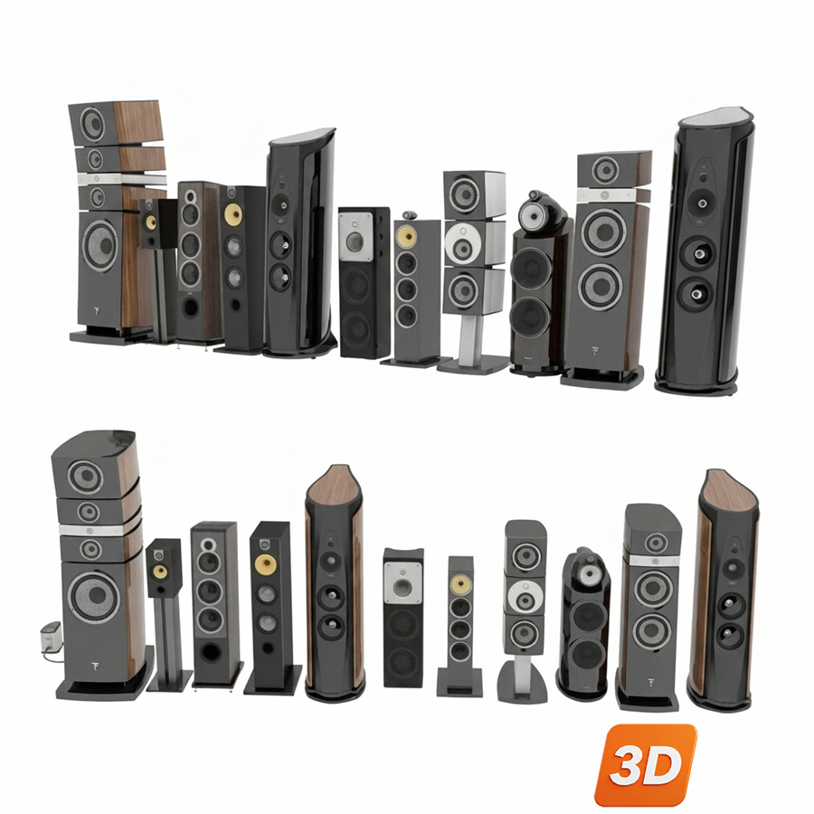 Audio tech 3D Models